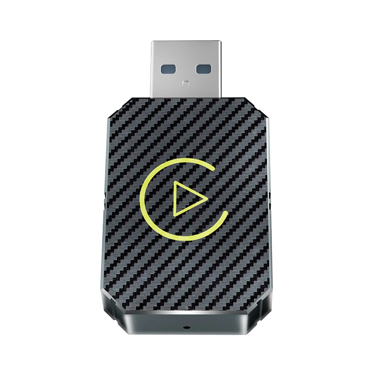 کارپلی و اندروید اتو مدل Wireless CarPlay/Android Auto Q1M به همراه مبدل USB به USB-C