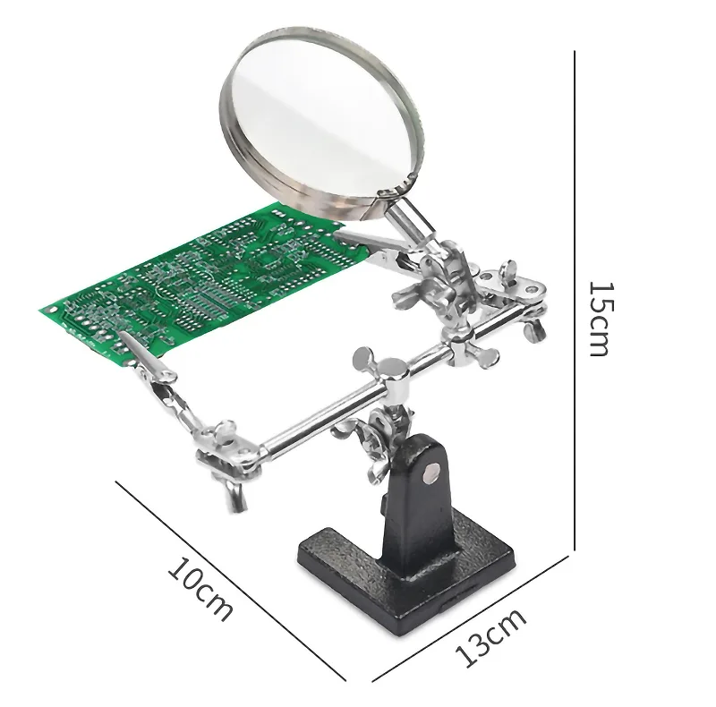 گیره مونتاژ مدل TE-805 به همراه ذره بین