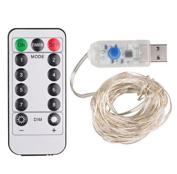 ریسه ال ای دی مدل مفتولی USB دار کد 345 طول 5 متر
