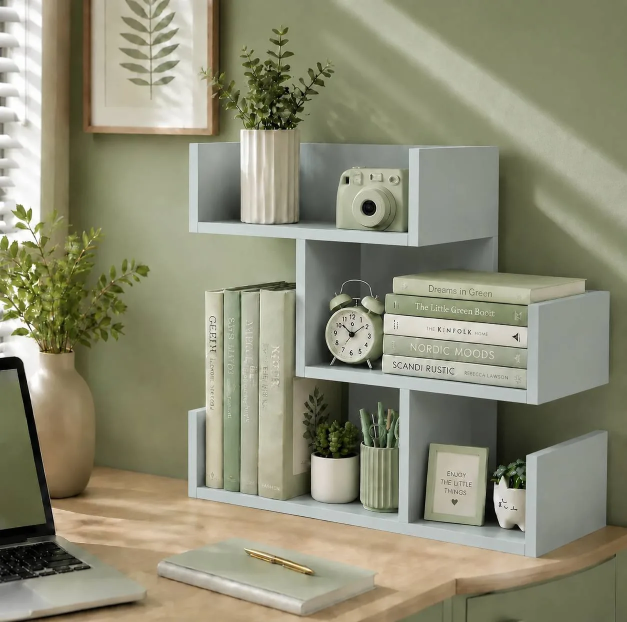 کتابخانه رومیزی سه طبقه سیماژ مدل CZ1014