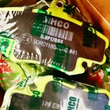 لنت ترمز دیسکی جلو ام اچ کو مدل mhp17003 دو جفت مناسب برای ال ۹۰ و ساندرو