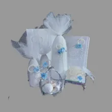 ست بله برون مدل بابونه طرح حلقه مجموعه ۷ عددی