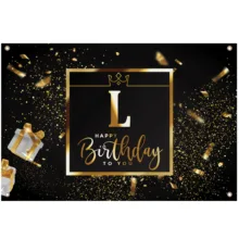 بنر تم تولد مدل حرف L کد 2005