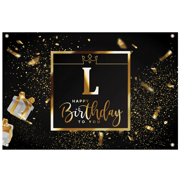 بنر تم تولد مدل حرف L کد 2005