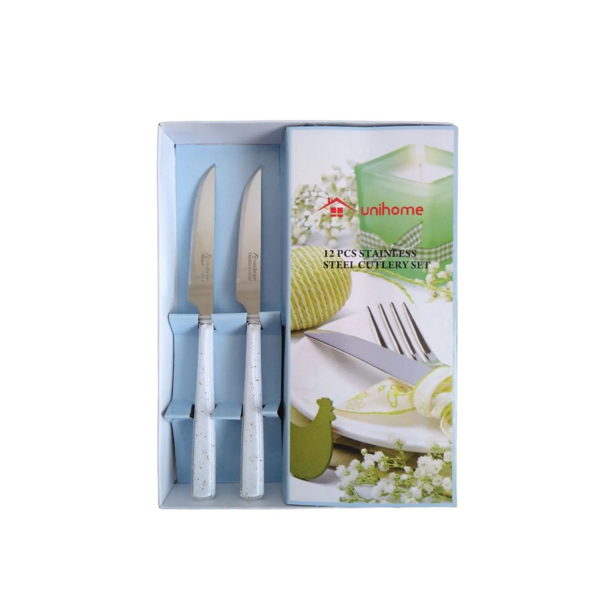 کارد میوه خوری یونی هوم مدل ps  بسته 12 عددی