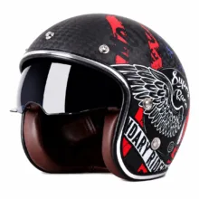 کلاه کاسکت وسپایی ردلاین مدل 936 Matt Black/ Fly