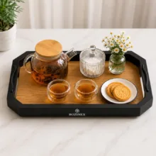 سینی دسته دار روزینکس مدل کلاسیک سایز 30*20 سانتی متر