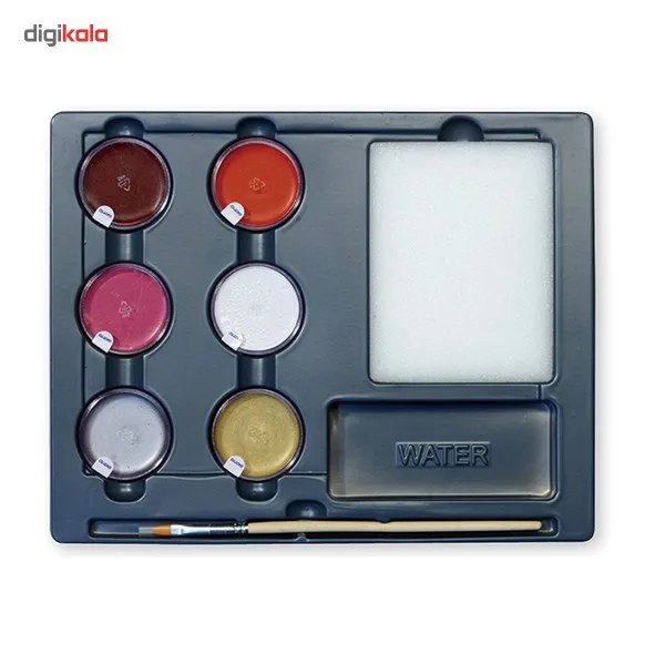 قرص گریم 6 رنگ جیوتو مدل Creamy Glamour