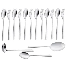 سرویس قاشق و چنگال 15 پارچه جی فی نی مدل G-252