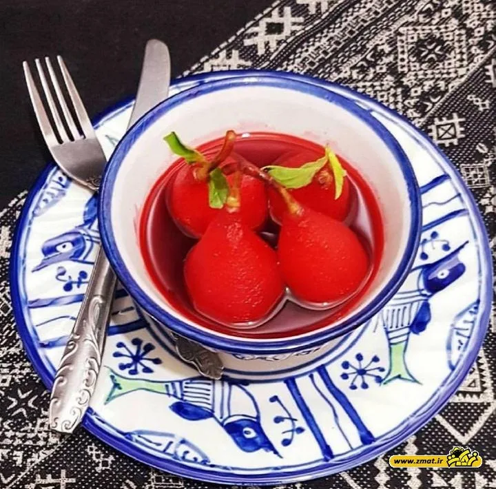 ديس بيضي چيني ميبدمرواريد مدل مرغي ساده کدB