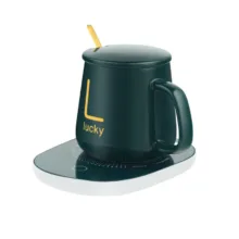 ماگ لاکی مدل Warmer Cup به همراه صفحه گرم کن برقی