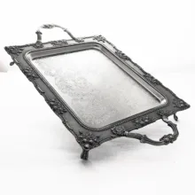 سینی پیتر پیوتر مدل گل رز مستطیل کد 8167