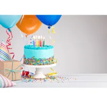 بنر تولد طرح کیک تولد کد E122