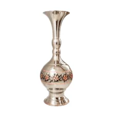 گلدان مس مدل قلم زنی تراش کد ZH439.3