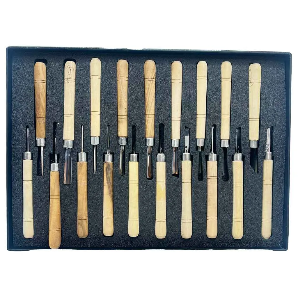 مغار استاد غلام مدل قلمی منبت کاری کد  jt-19 مجموعه 19 عددی