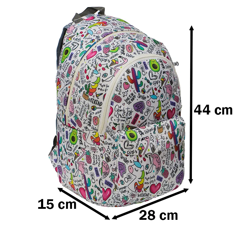 کوله پشتی دخترانه توریث مدل NHH-150003