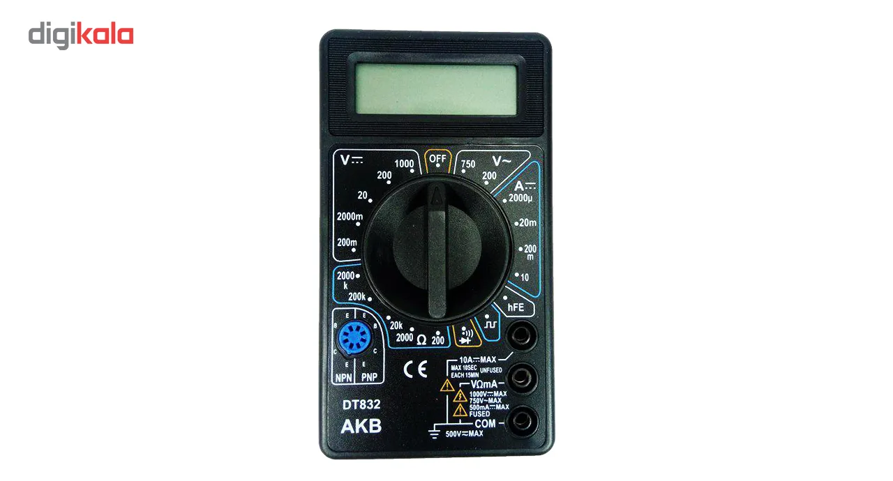 مولتی متر دیجیتال مدل DT832