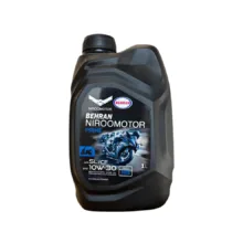 روغن موتور سیکلت تمام سنتتیک نیرو موتور مدل SL 10W-30 حجم 1 لیتر