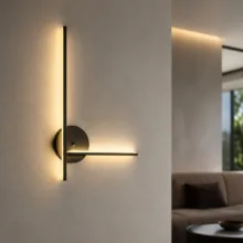 دیوارکوب 2 شعله نور از ما رشکان مدل 2kh.90