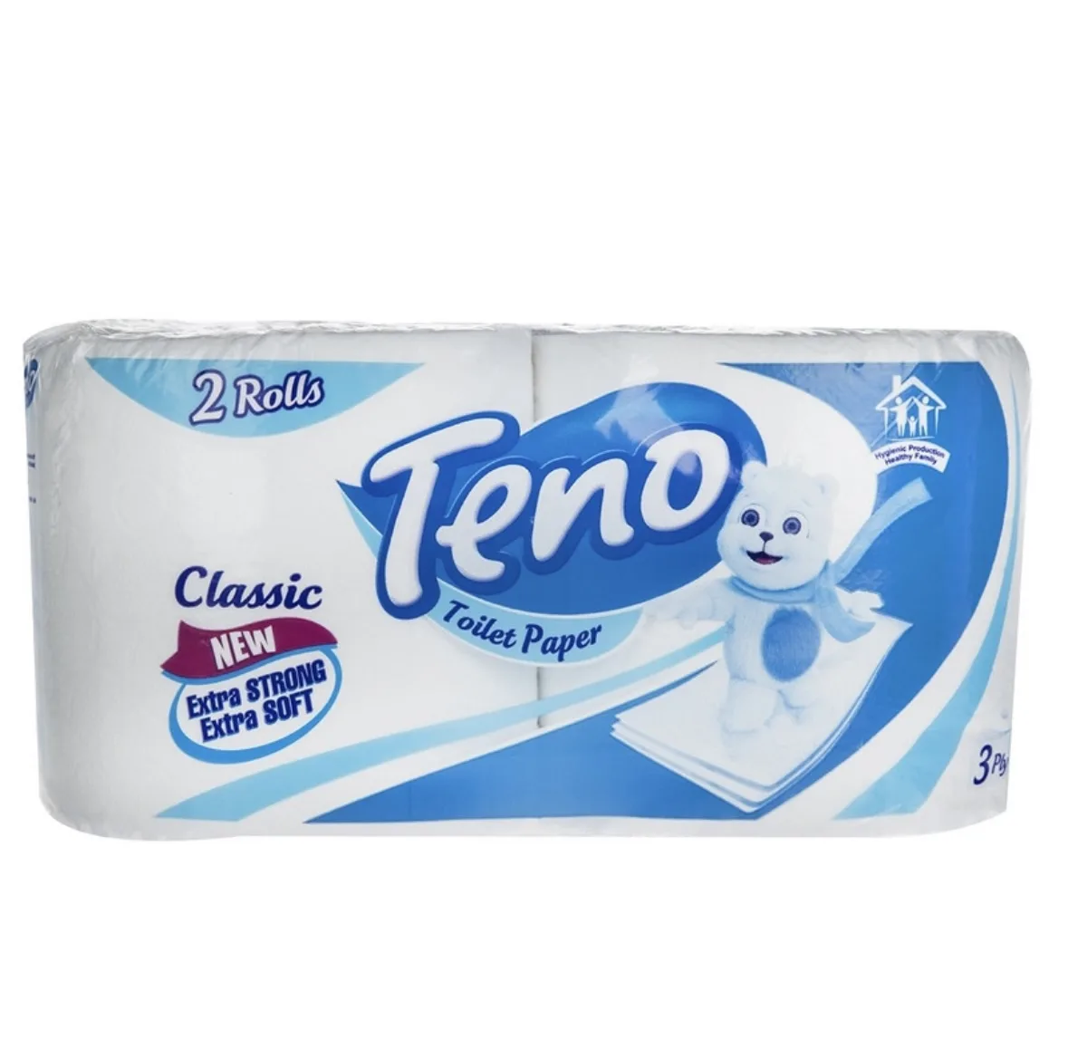 دستمال توالت تنو مدل classic 6j مجموعه 2 عددی