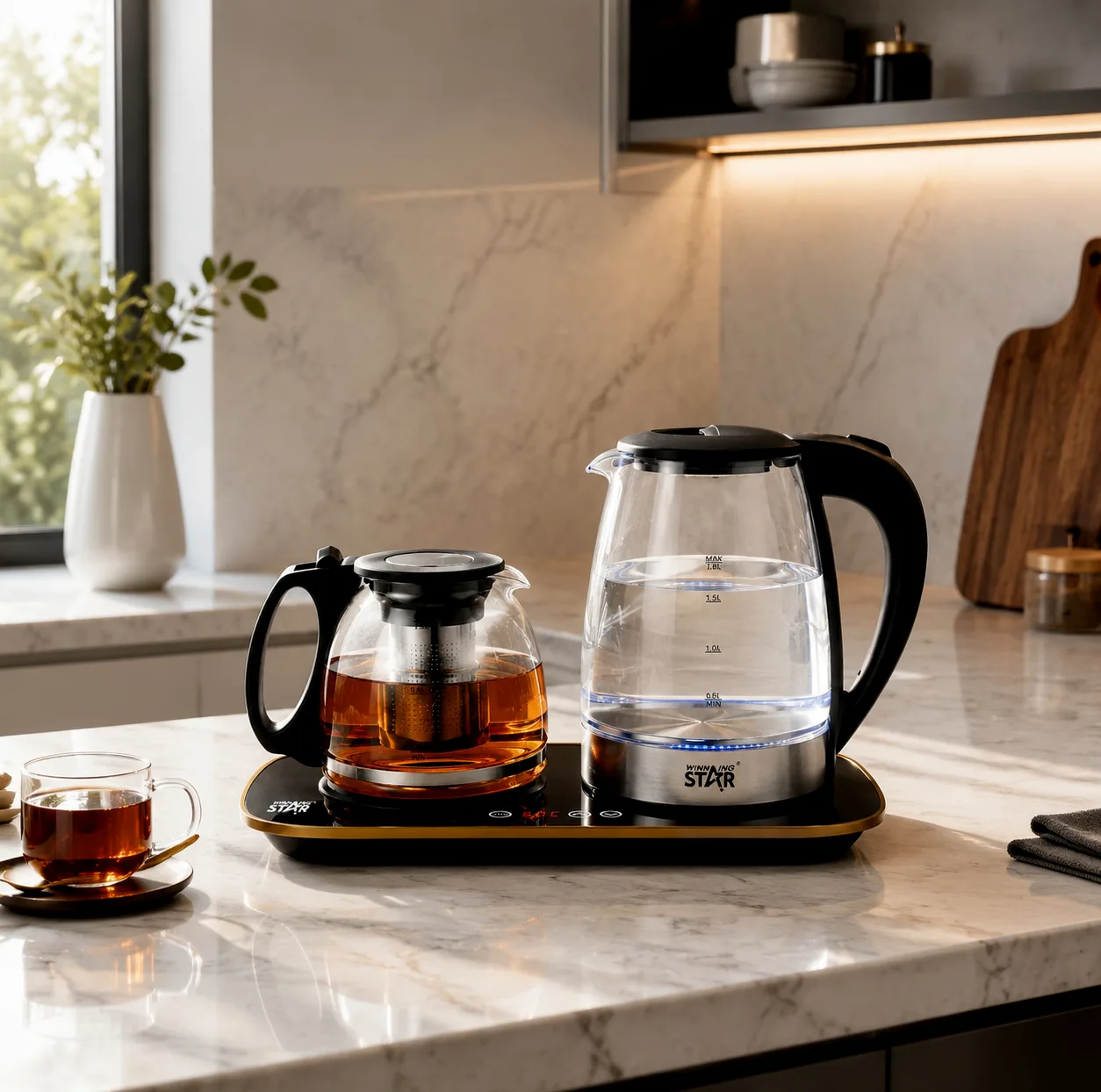 چای ساز کنار هم وینینگ استار مدل ST-6053