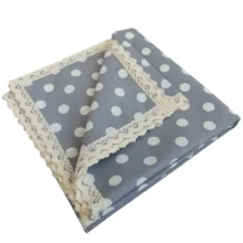 سفره 4 نفره نساجی دُر هنر یزد مدل توپی 2 cotton-tu سایز 90×90 سانتی متر