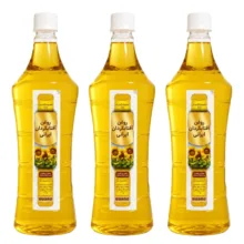 روغن آفتابگردان مایع – 1 لیتر بسته سه عددی