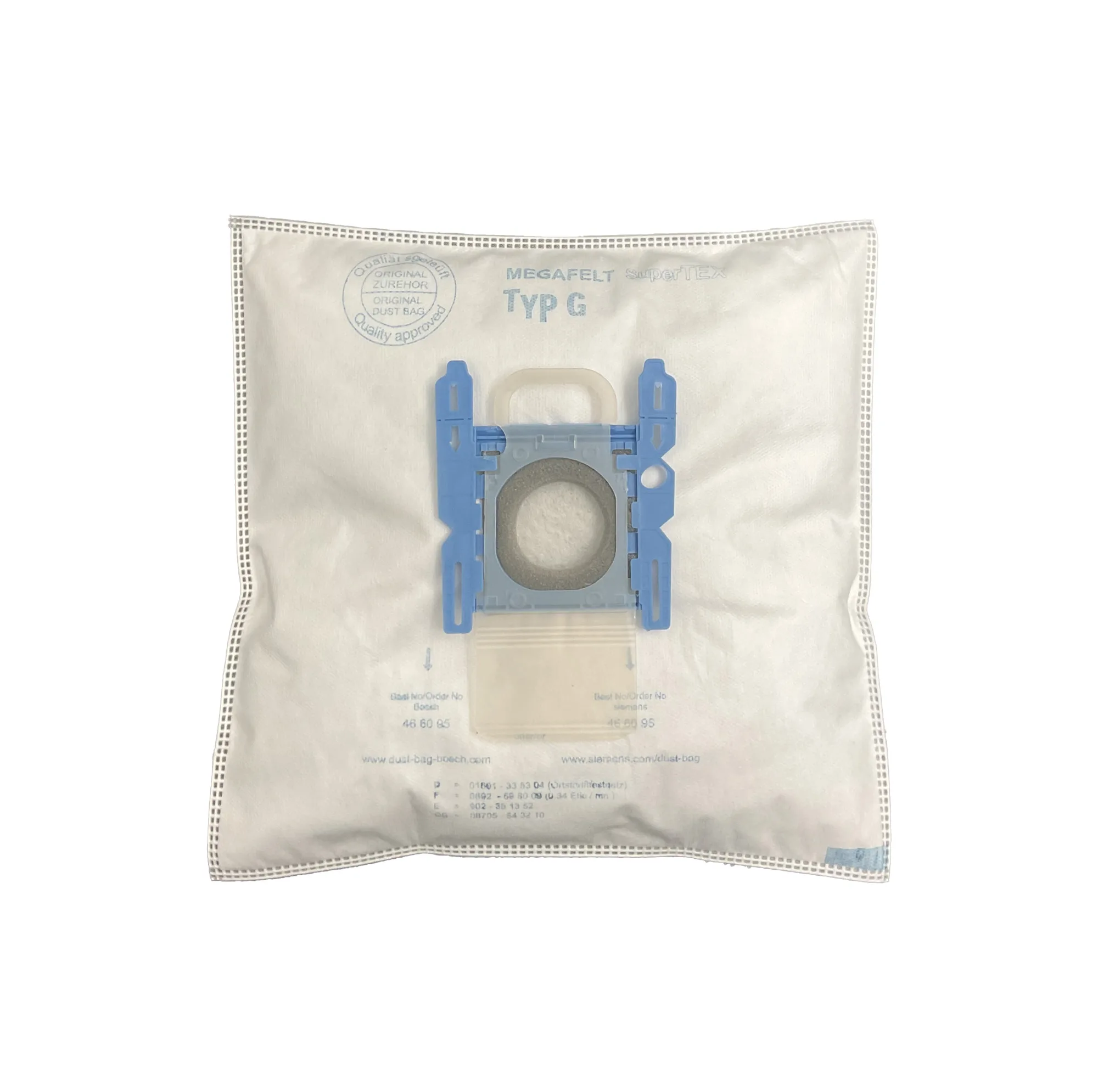 پاکت جاروبرقی مدل تایپ جی مناسب برای جاروبرقی پاکشوما PVC-5225B بسته 5 عددی