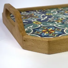 سینی کاشی کاری مدل بوستان ۱