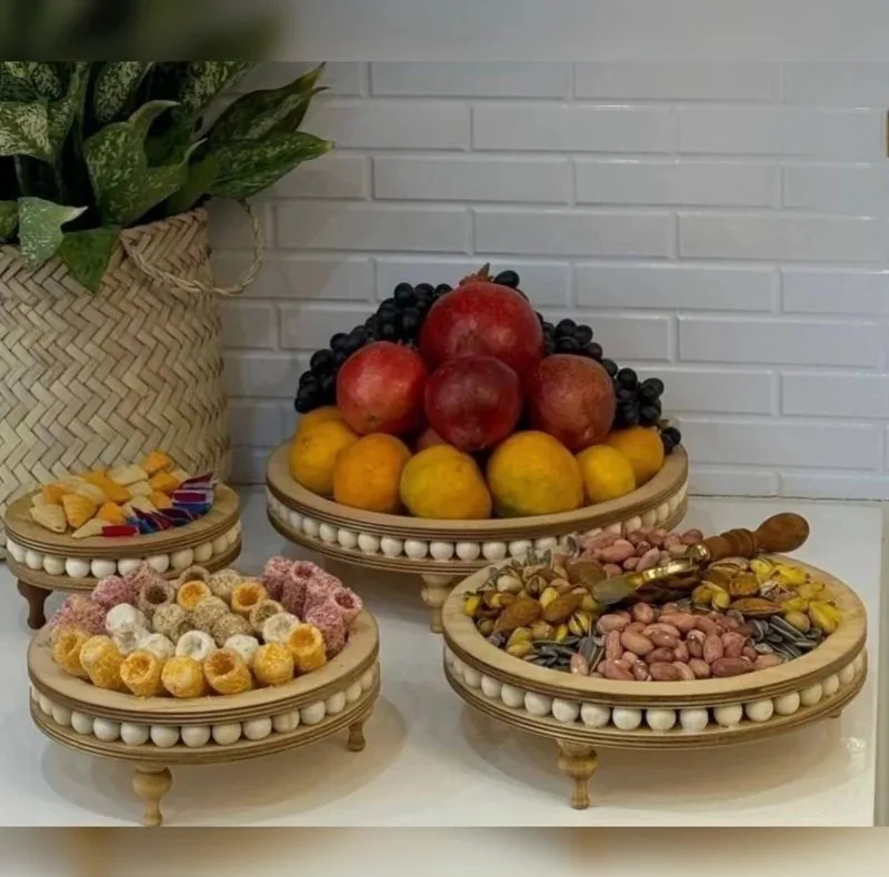 سینی سرو و پذیرایی رایزر کد 508 مجموعه 4 عددی