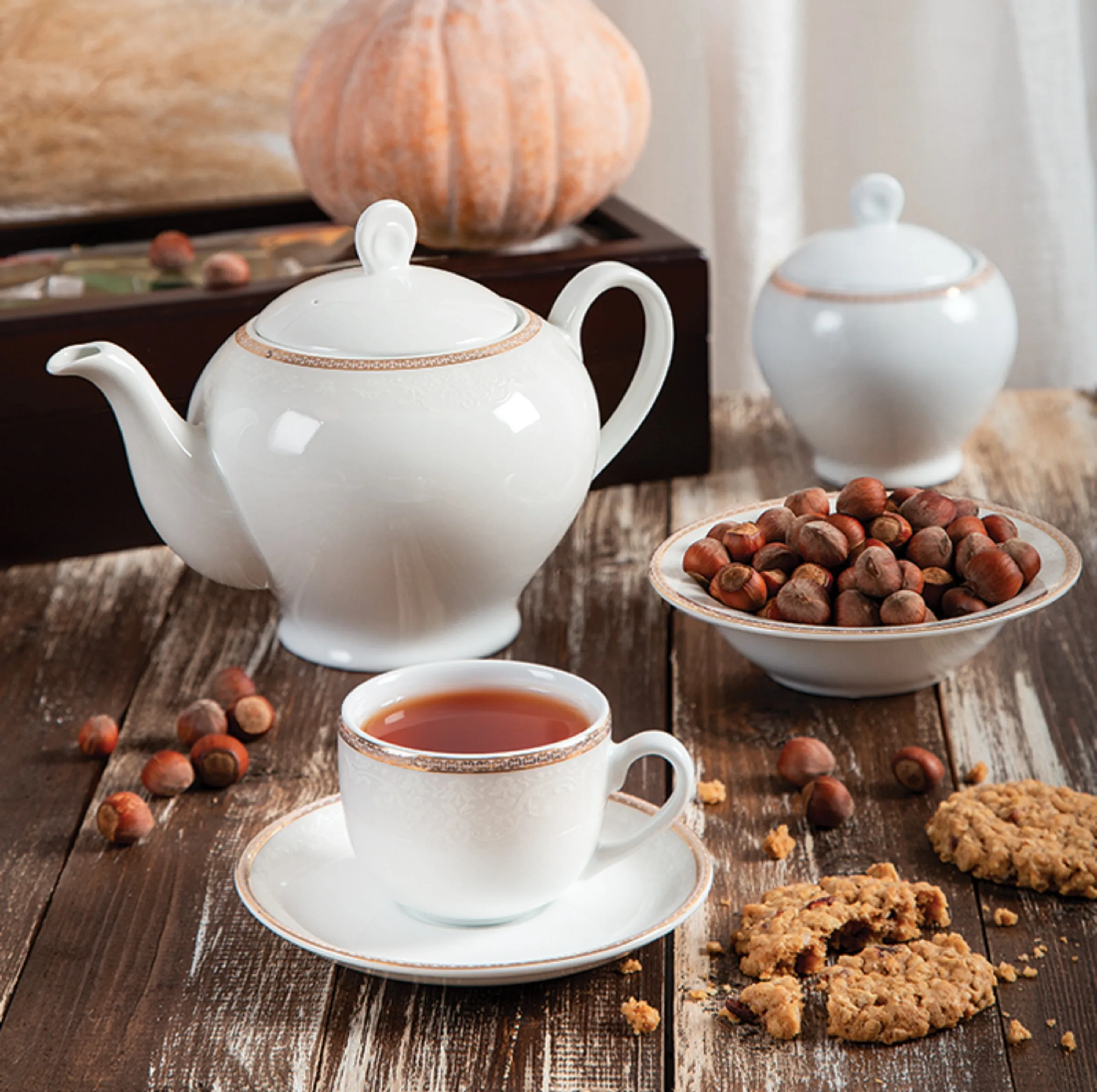 سرویس غذاخوری 102 پارچه چینی زرین ایران مدل ایتالیا اف ریوا درجه عالی