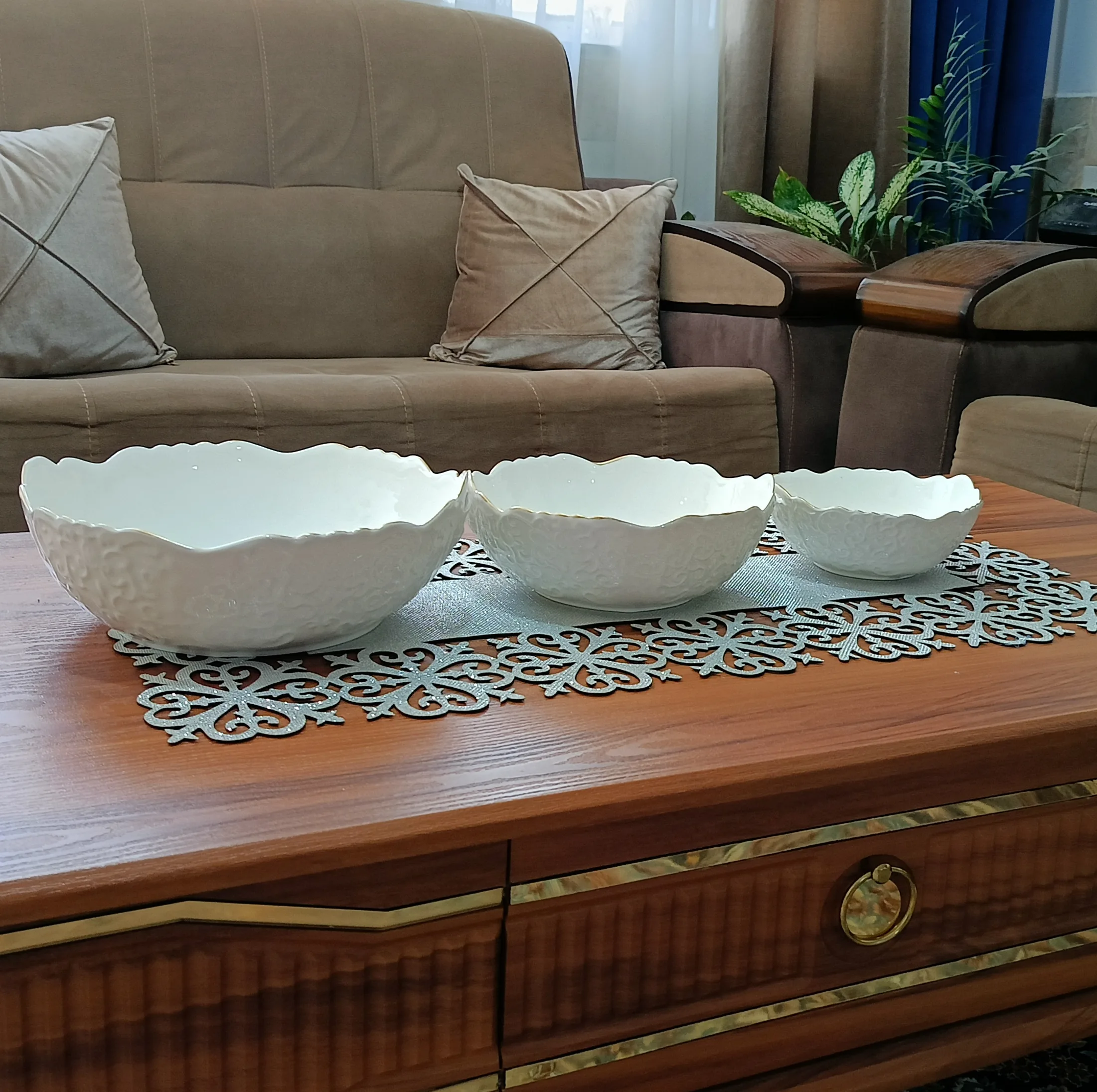 کاسه مدل دایره مجموعه 3 عددی