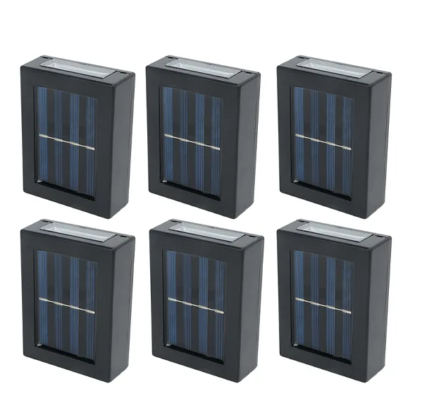 چراغ پارکی خورشیدی سولونیکس مدل  4LED-Solar-Wall Lamp مجموعه 6 عددی
