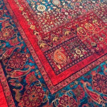 فرش ماشینی محتشم 1200 شانه 3600 تراکم مدل 100101