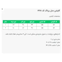 کاپشن زنانه السانا مدل پرتاک کد 2481
