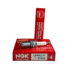 شمع خودرو دو پلاتین ان جی کی مدل LFR6C-11-91823 پایه بلند مناسب برای کیا اپتیما بسته 4 عددی