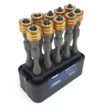 سری پیچ گوشتی دو سر چهار سو اکسین مدل مگنت دار کد OXN-1520 مجموعه 10 عددی