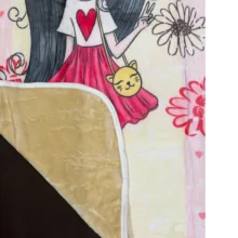 پتو کودک مدل Cute Grl سایز 110*150 سانتی متر