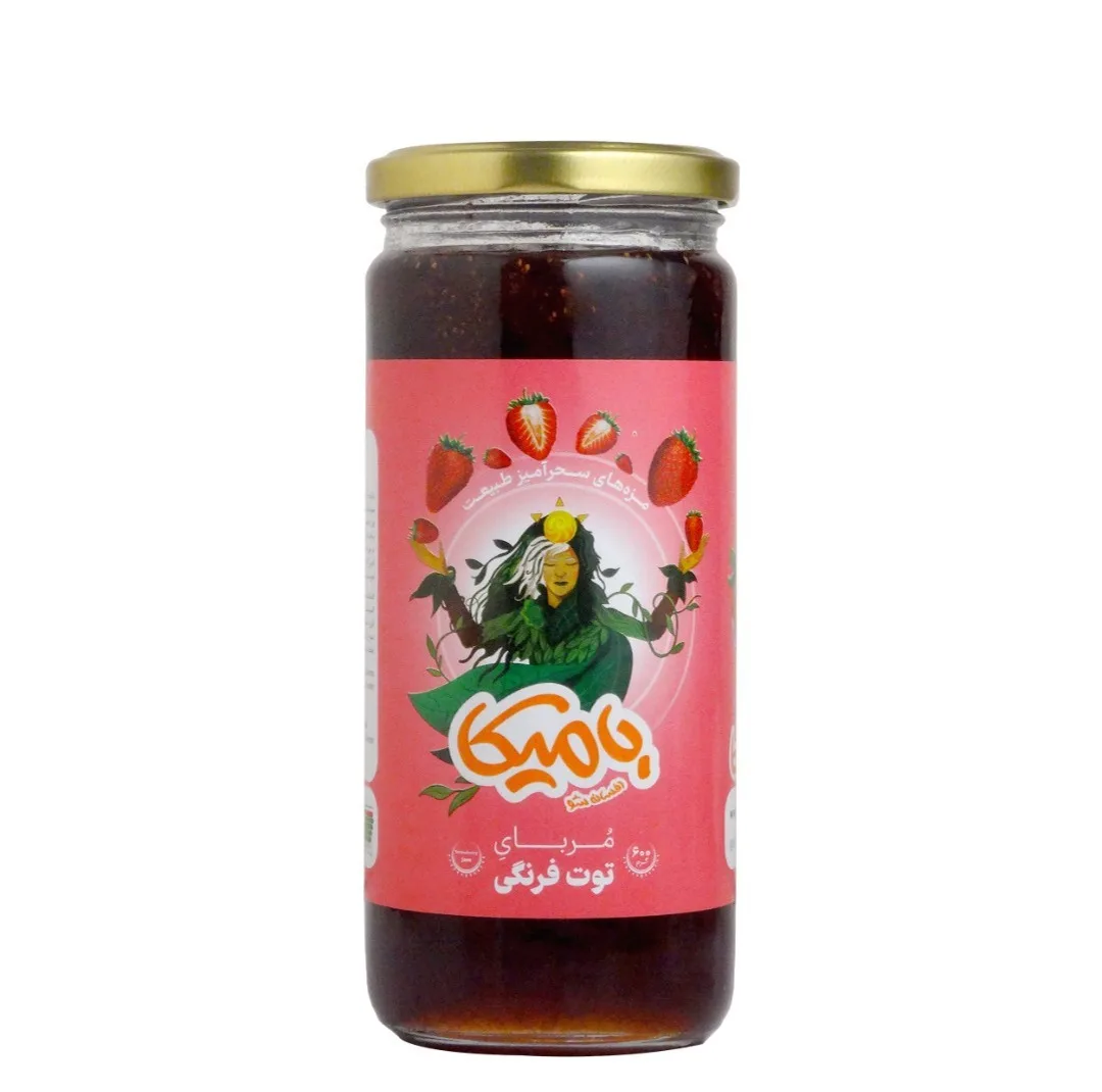 مربا توت فرنگی بامیکا - 600 گرم