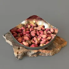 آجیل خوری مسی مدل کروم بدون پایه کد ZH340.1