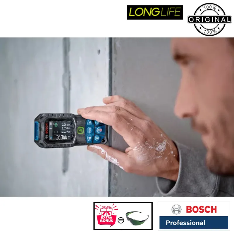 متر لیزری بوش مدل GLM 50-27 CG Professional Extra Green Glass برد 50 متر