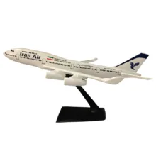 ماکت هواپیما مدل مسافربری بوئینگ 747 طرح Iran Air
