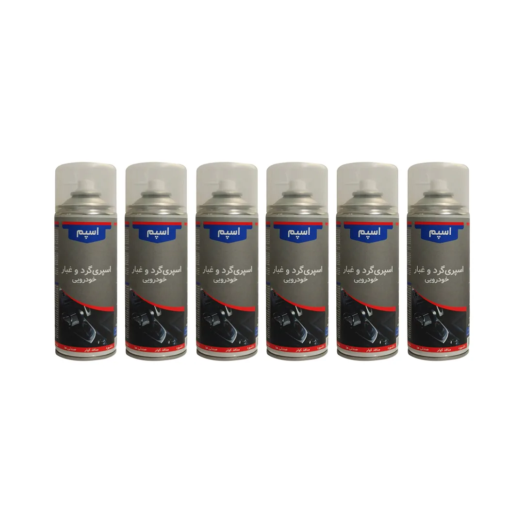 اسپری پاک کننده گردوغبار دوپلیکالر مدل dust6 حجم 400 میلی لیتر مجموعه 6 عددی