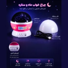 چراغ خواب اتاق کودک آی کیو مدل RoBOT کد Ai-v51