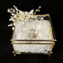 دکوری مدل ست بله برون کد D185 بسته 13 عددی