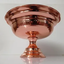 آجیل خوری مسی مدل لب چین کد ZH266.2