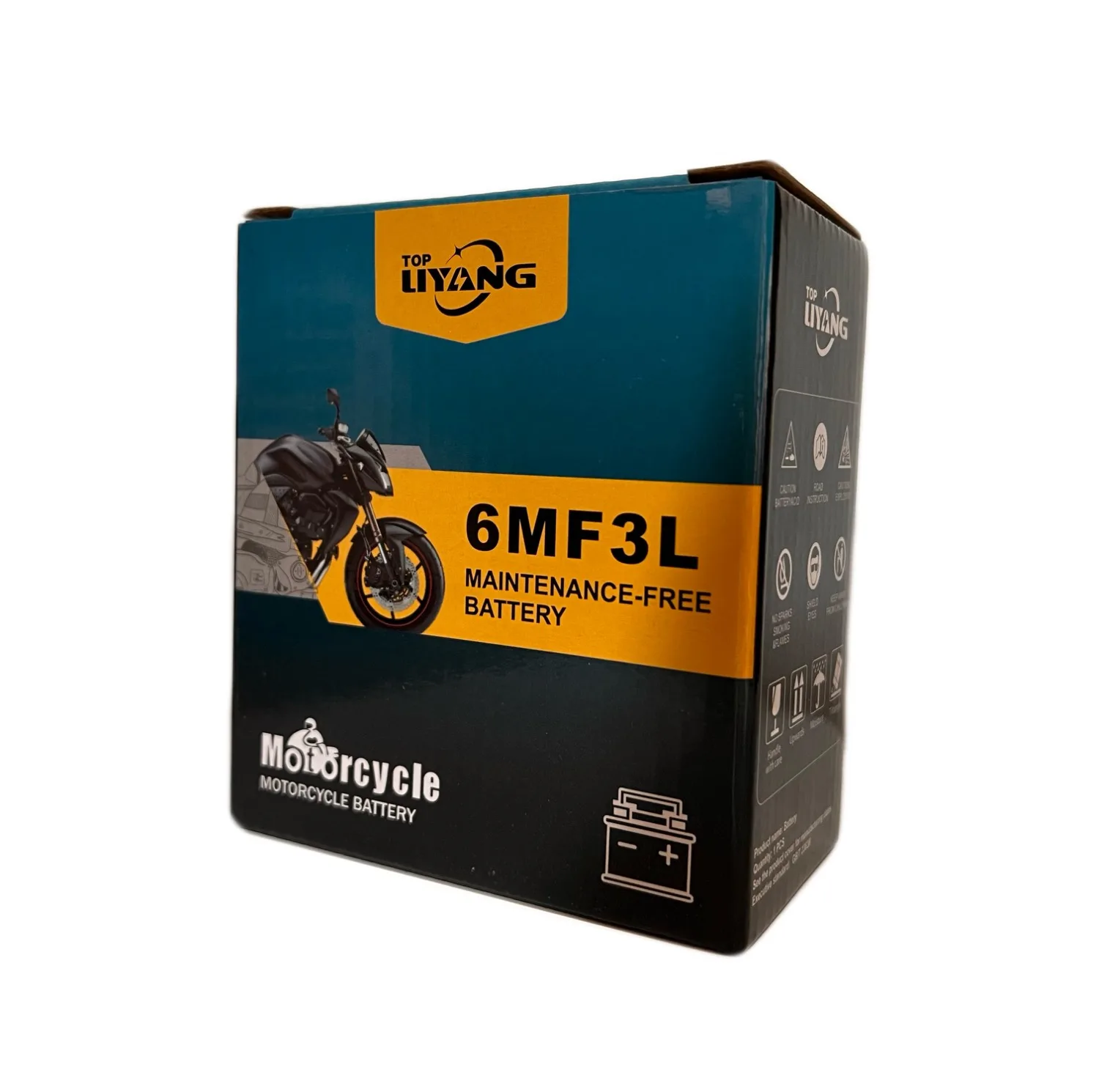 باتری موتورسیکلت 12 ولت 3 آمپر تاپ لیانگ مدل 12v3ah