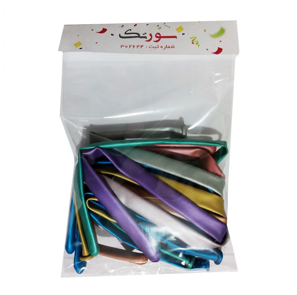 بادکنک ماری سورتک مدل کروم پلاس کد STM53 بسته 20 عددی