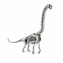 پازل سه بعدی فلزی 32 تکه برند آیرون استار مدل diplodocus مناسب رده سنی +14
