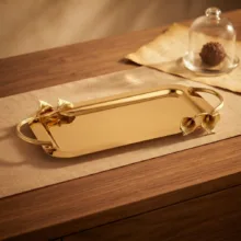 سینی دسته دار مدل 34874 سایز 41x17 سانتی‌متر